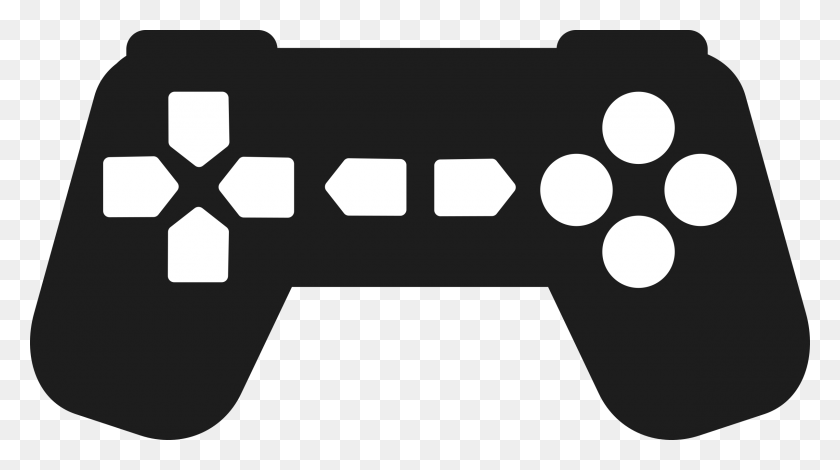2400x1264 Game Controller Outline Icons Png - Nes PNG