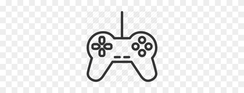 260x260 Game Controllers Clipart - Video Game Controller Clipart