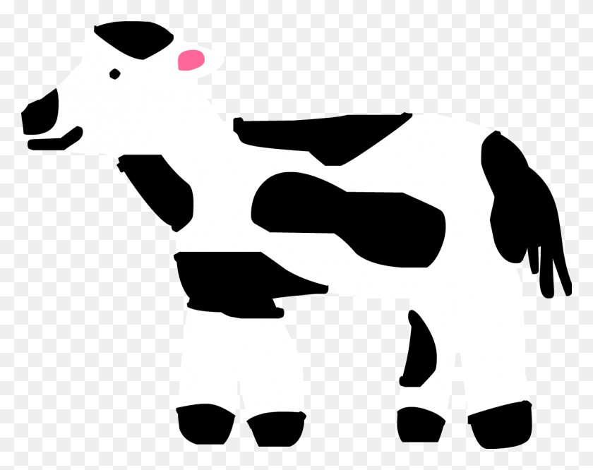 1296x1008 Game Entertainment Character Nose Clip Art - Cow Spots Clipart