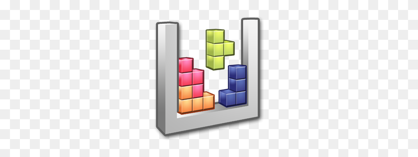 256x256 Game, Games, Play, Tetris Icon - Tetris PNG