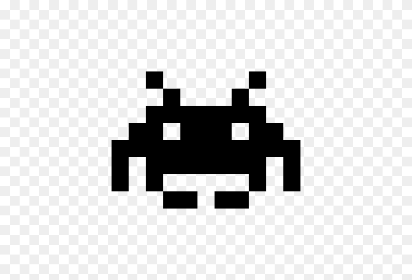 512x512 Game, Invader, Space Invaders, Space Invaders Icon - Space Invader PNG