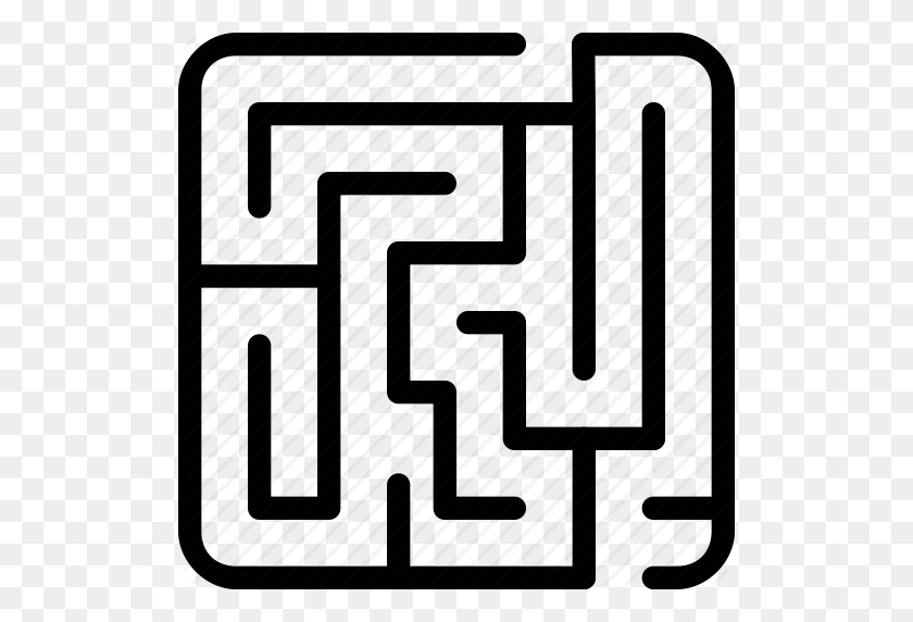 512x512 Game, Labyrinth, Maze Icon - Maze PNG