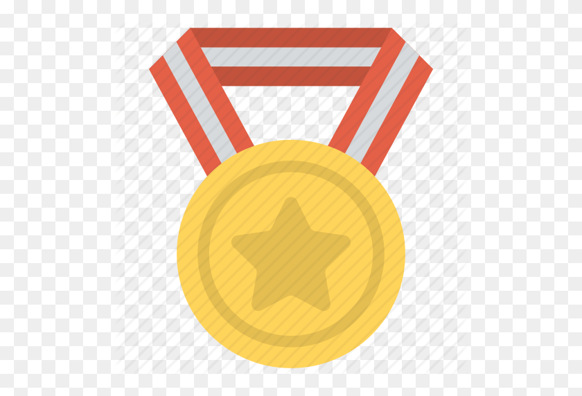 512x512 Игровая Медаль, Золотая Медаль, Олимпийская Медаль, Спортивная Награда, Значок Звездной Медали - Олимпийская Медаль Клипарт