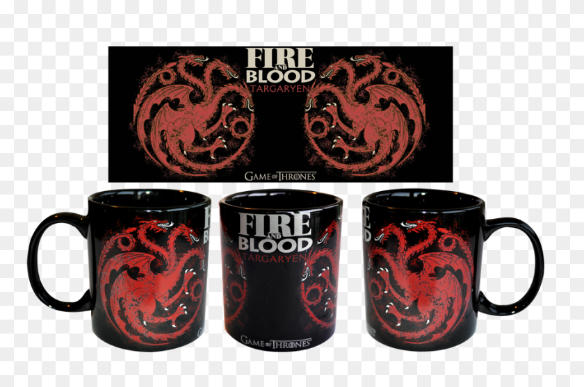 896x572 Game Of Thrones Targaryen Fire And Blood Mug Popcultcha - Game Of Thrones Logo PNG