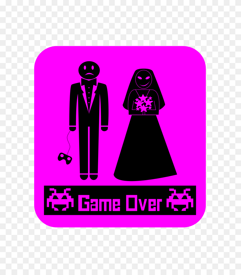636x900 Game Over Boda Png Cliparts For Web - Game Over Png