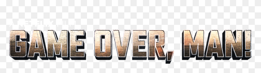 800x180 Game Over, Man! Netflix Official Site - Game Over PNG