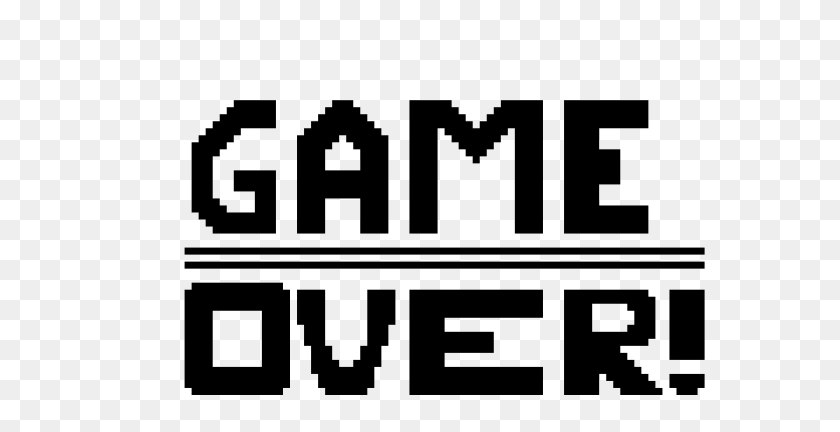 Game Over White Red B Game Over Png Flyclipart
