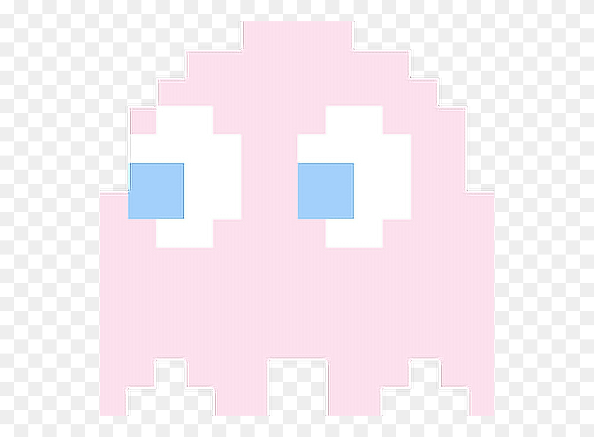558x558 Game Pacman Pacmanghost Ghost Aesthetic Ghost Pink Cute - Pacman Ghosts PNG