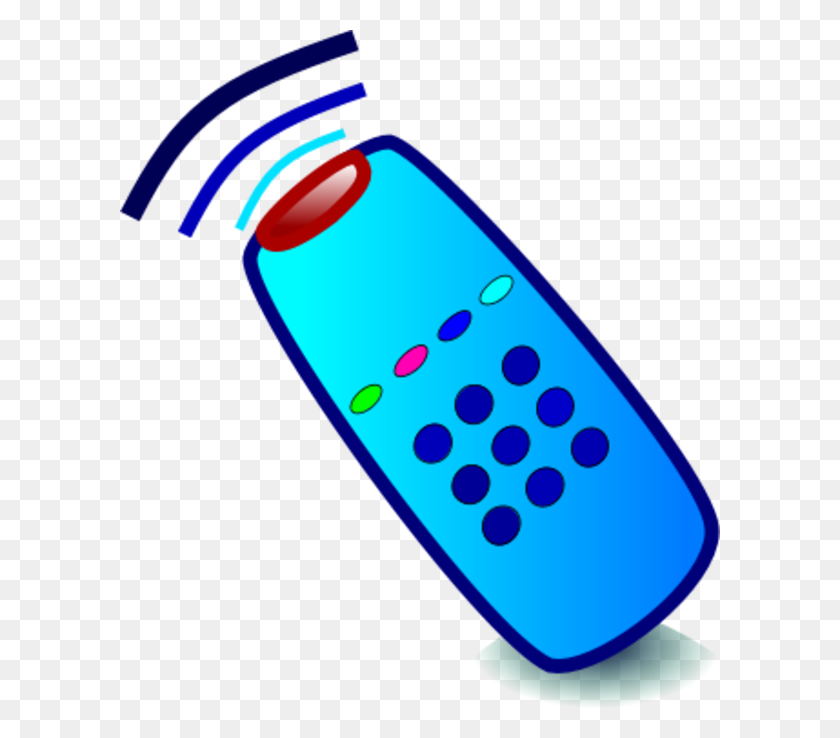 600x678 Game Remote Control Clipart - Tv Clipart PNG