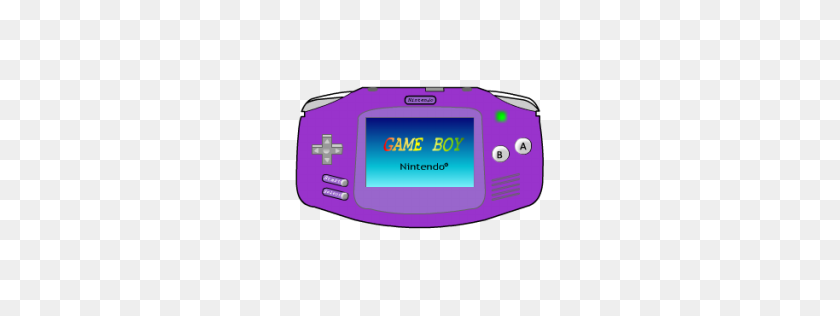 256x256 Gameboy Advance Purple Icon Console Iconset Sykonist - Gameboy Color PNG