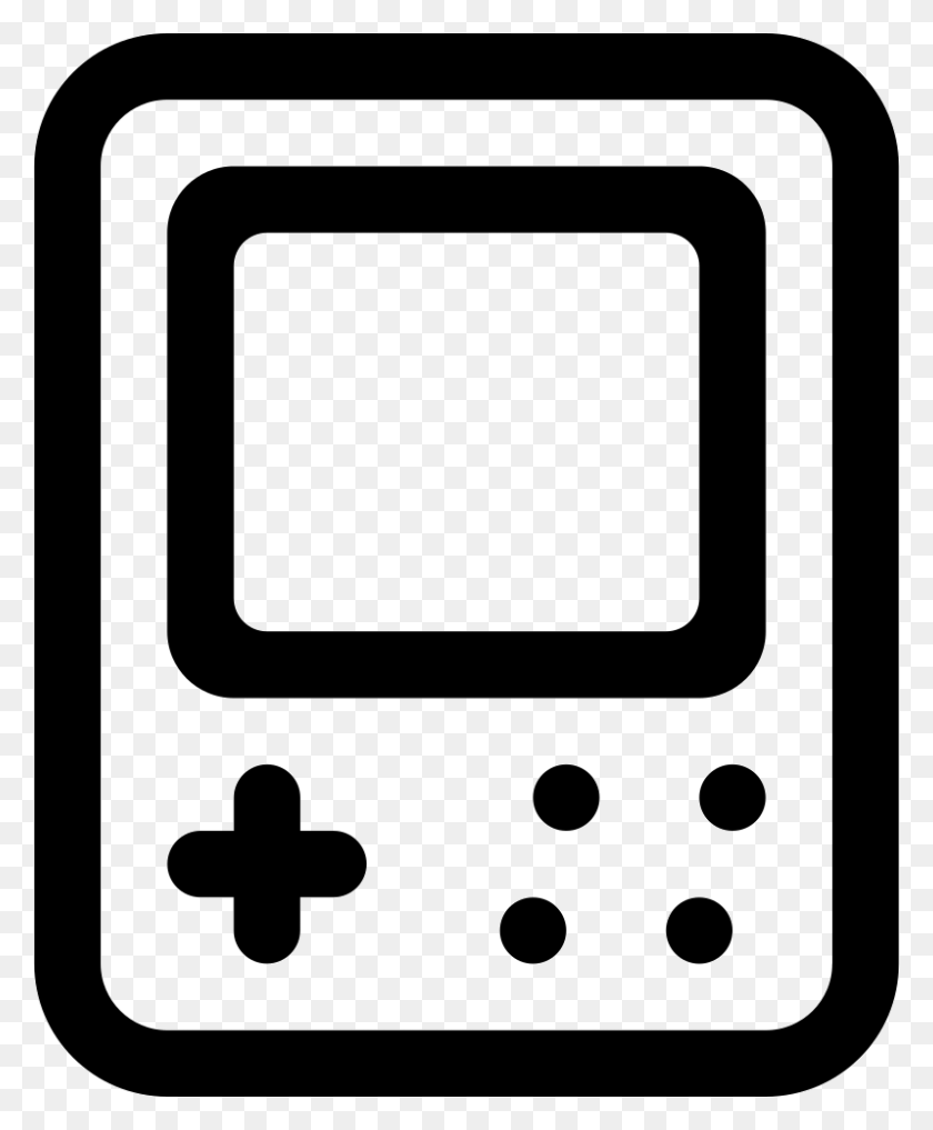 798x980 Icono De Gameboy Png Descargar Gratis - Game Boy Png