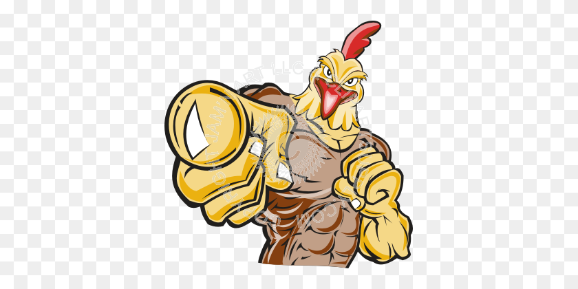 361x360 Gamecock Pointing Finger - Gamecock Clipart