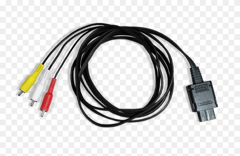 1024x641 Gamecube Composite Cable - Gamecube PNG