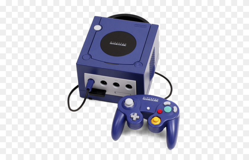411x480 Gamecube Console - Gamecube Controller PNG