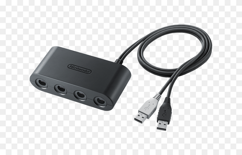 640x480 Gamecube Controller Adapter Docks Adapters Accessories - Gamecube Controller PNG