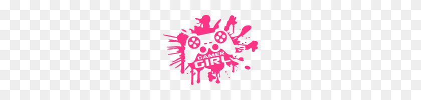 190x140 Gamer Girl Girls Woman Controller Blood Spatter Dr - Blood Spatter PNG
