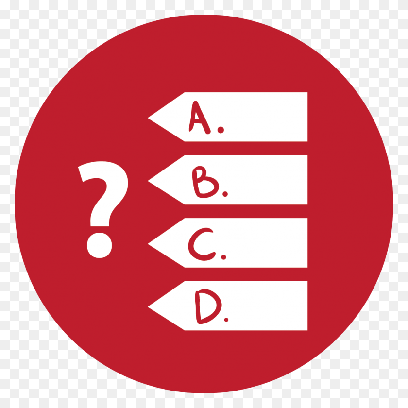 1042x1042 Games, Quiz, Red Icon - Red Oval PNG