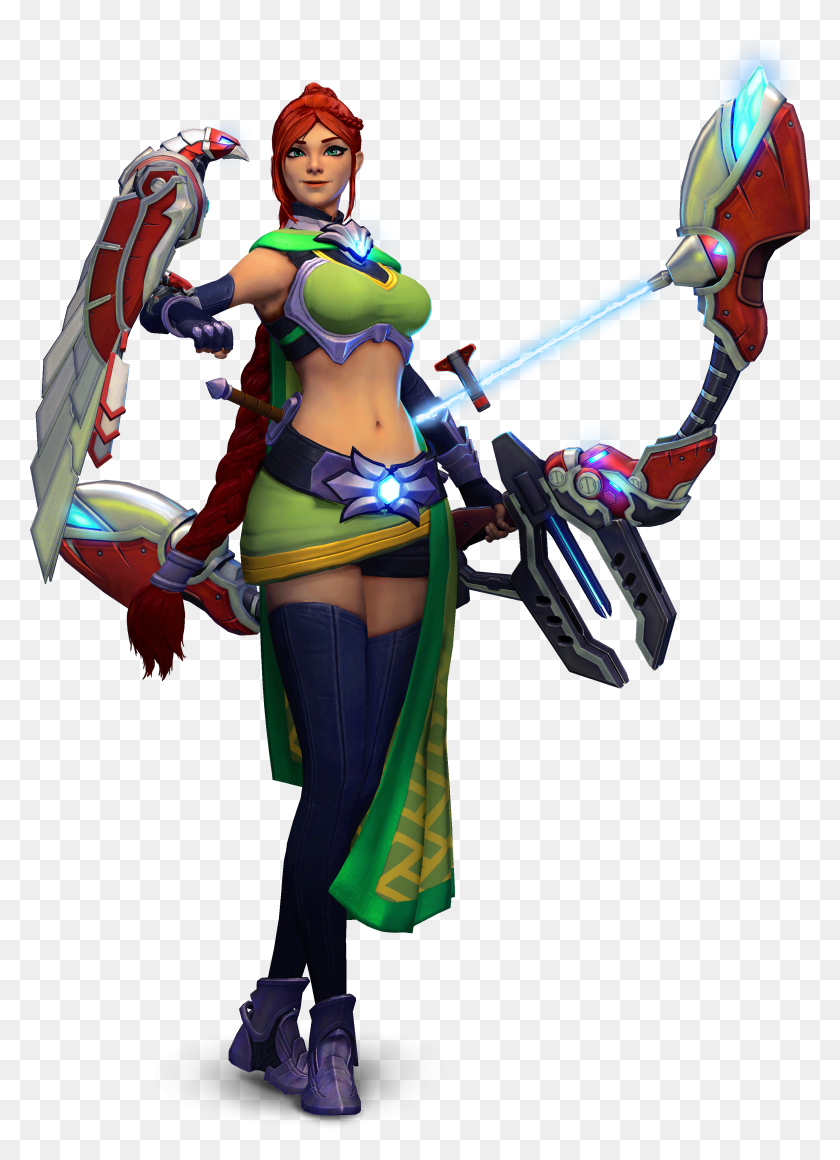 2706x3819 Gamescom First Hands On Look - Paladins Png