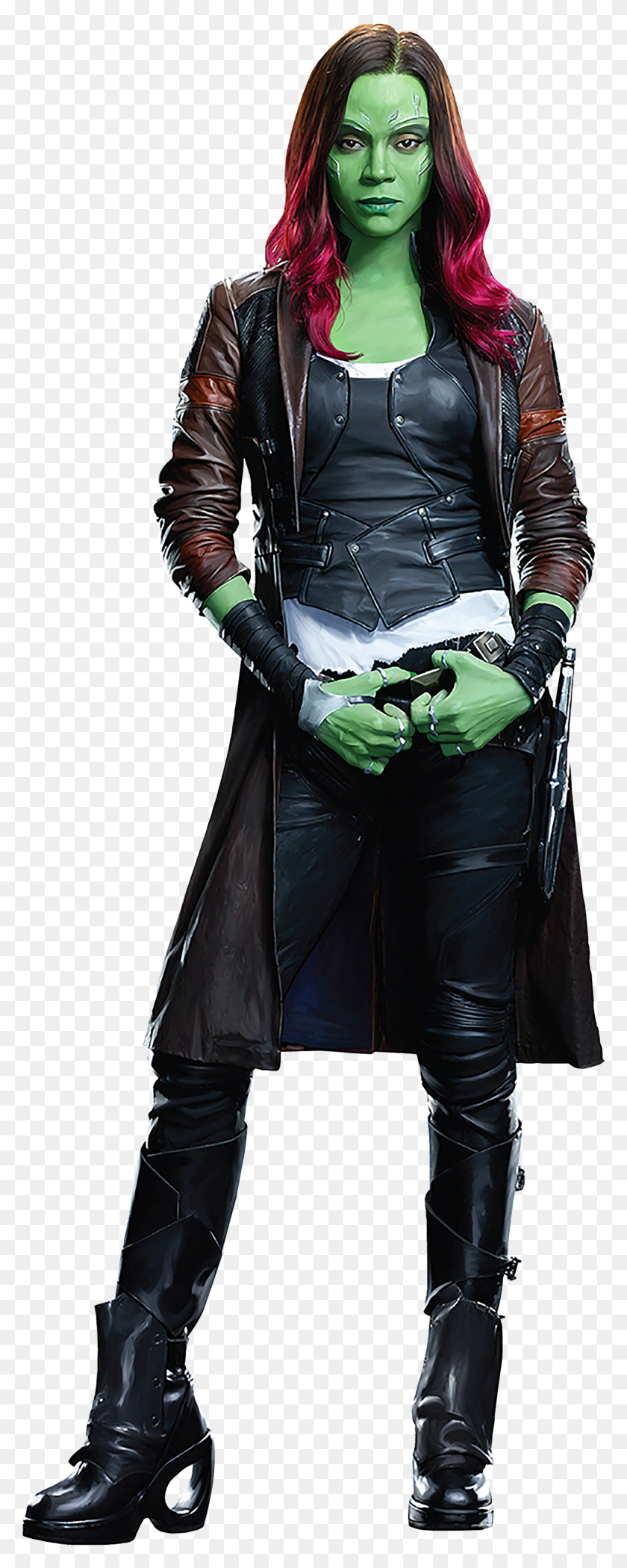 1382x3613 Gamora Marvel Movies Fandom Powered - Gamora PNG