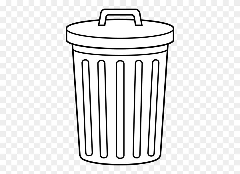380x550 Garbage Can Clip Art - Classroom Clipart