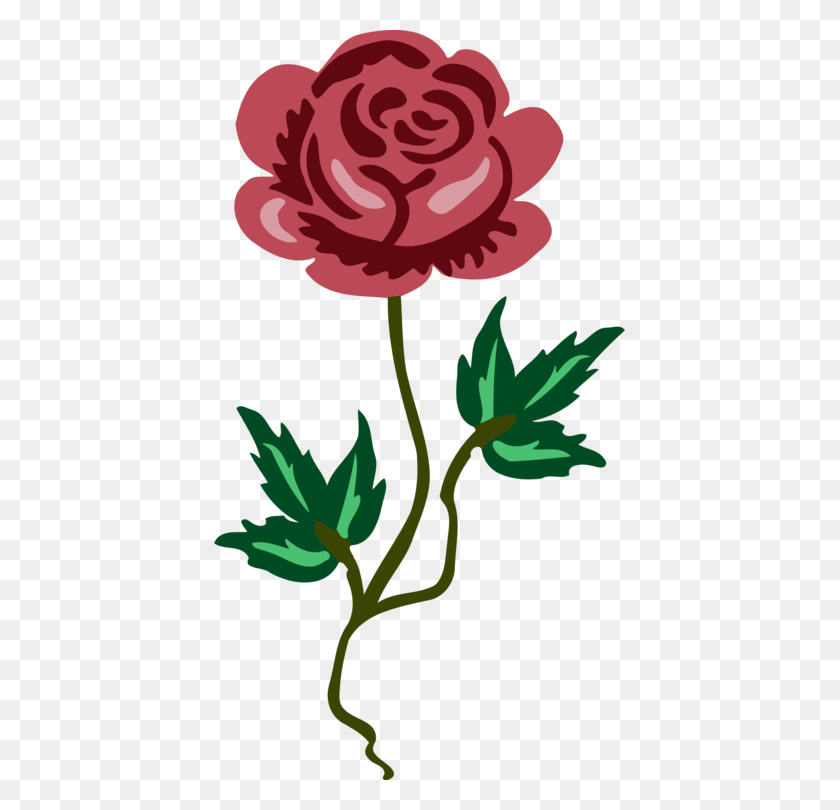 411x750 Садовые Розы Лист Лепесток Цветка - Цветок Розы Клипарт