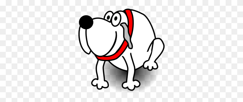 298x294 Gardian Dog White Clip Art - Dog Barking Clipart