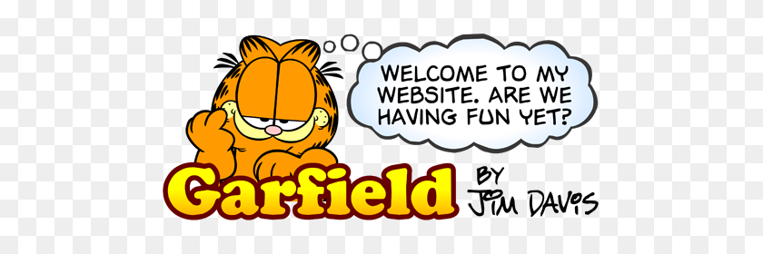 500x220 Garfield Daily Comic Strip En Diciembre - Feliz Año Nuevo 2018 Clipart