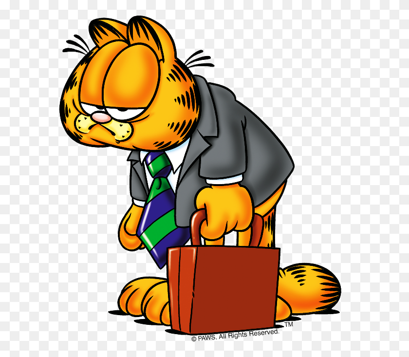 600x673 Imágenes De Garfield, Imágenes - Garfield Png