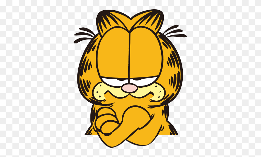368x445 Garfield Twitter, Cartoon - Garfield Clipart