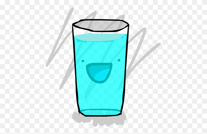467x483 Garry The Glass Of Water - Glass Of Water PNG