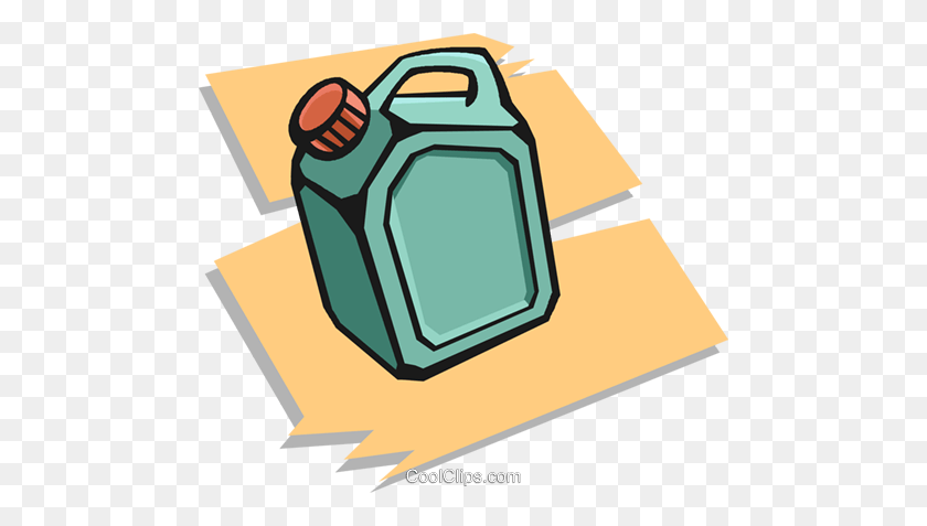 480x417 Gas Can Royalty Free Vector Clip Art Illustration - Gas Clipart