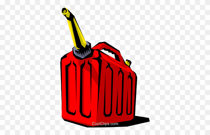 358x480 Gas Can Royalty Free Vector Clip Art Illustration - Gasoline Clipart