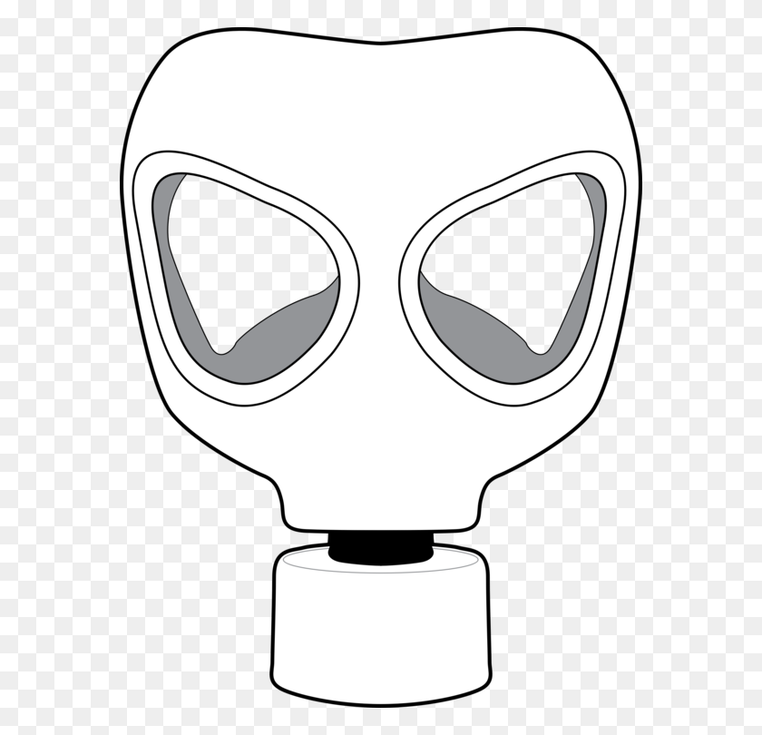 576x750 Gas Mask Drawing - Slingshot Clipart