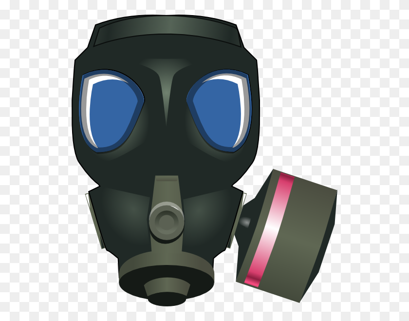 546x599 Gas Mask Toxic Clip Art At Images - Toxic Clipart