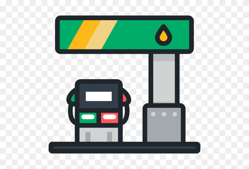 512x512 Gas Station Fuel Png Icon - Gas Station PNG
