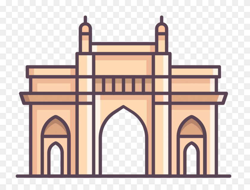 1024x761 Ворота Индии, Мумбаи - Наследие Клипарт