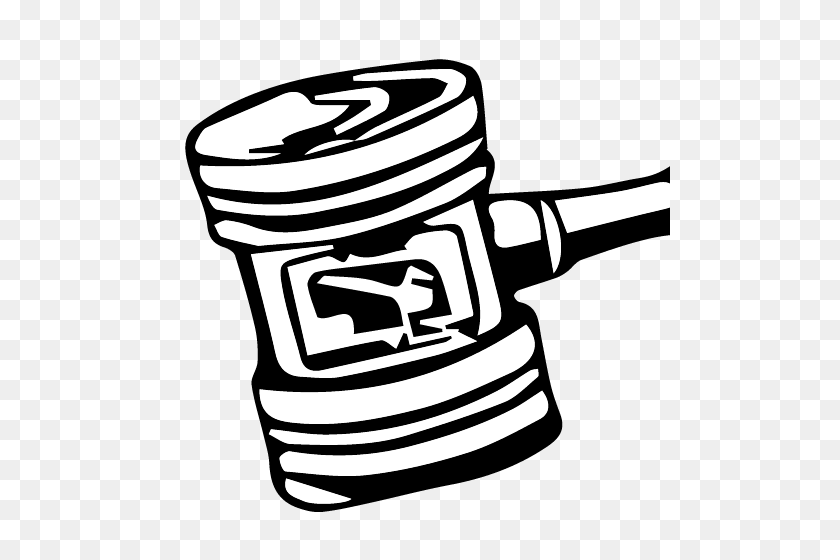 500x500 Gavel Icon Blk Speckmann Realty Auction Services, Inc - Auction Gavel Clipart