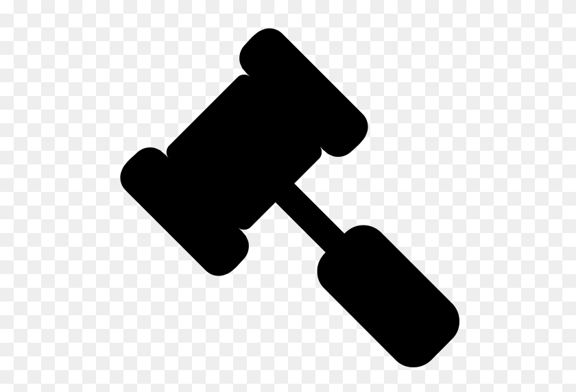 512x512 Gavel, Judge, Justice Icon With Png And Vector Format For Free - Judge Mallet Clipart