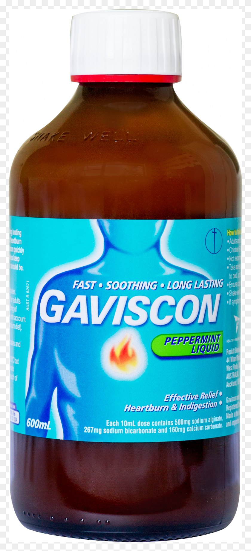 1078x2468 Gaviscon Liquid Gaviscon Products - Peppermint PNG