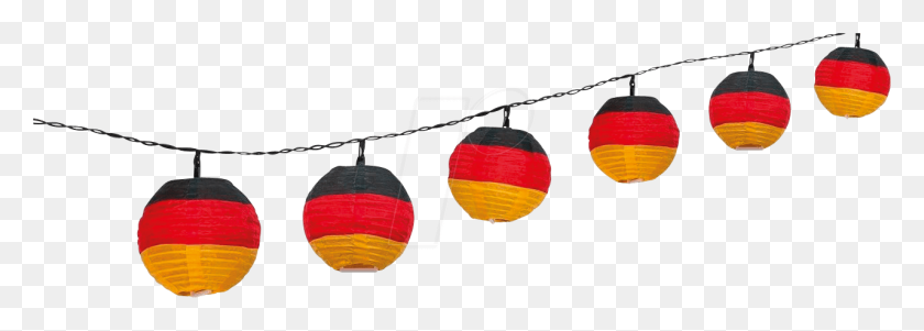 1280x397 Gb Led German Flag String Lights, Battery Operated - String Light PNG