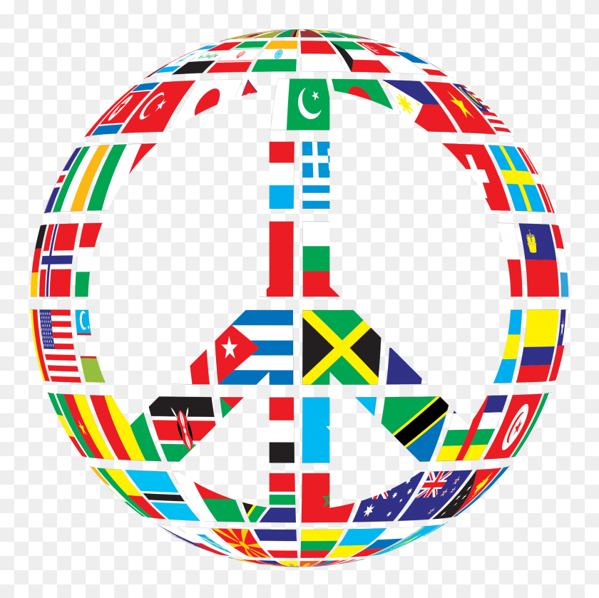 2000x2000 Gdj Глобальный Мир - Флаги Мира Png