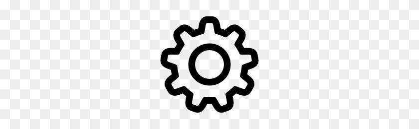 200x200 Gear Icons Noun Project - Gear Icon PNG