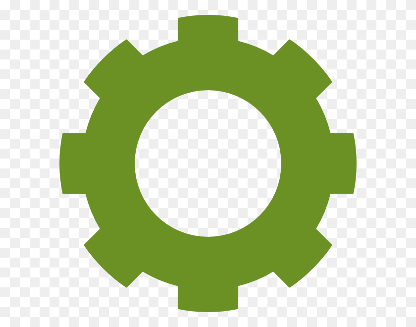 600x600 Gear Olive Cog Png Clip Arts For Web - Gear Clipart PNG