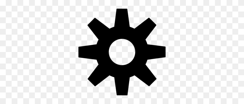 300x300 Gear Png, Clip Art For Web - Saw Clipart Black And White