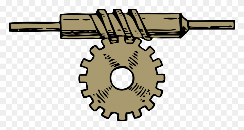 1498x750 Gear Worm Drive Computer Icons Transmission Sprocket Free - Sprocket Clipart