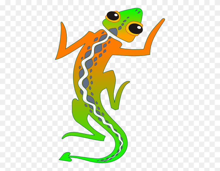 420x592 Gecko Png Clip Arts For Web - Gecko PNG
