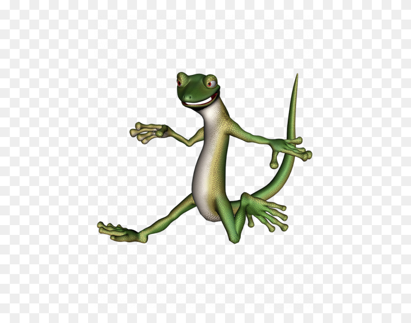 455x600 Gecko Running Png For Tubes - Gecko PNG
