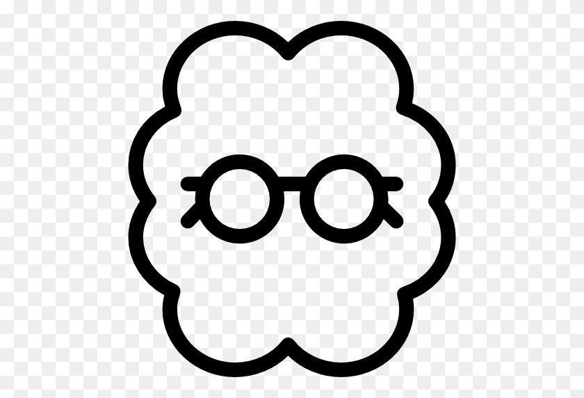 512x512 Geek, Glasses, Emoticon, Nerd, Smiley Face, Smiley Icon - Nerd Glasses PNG