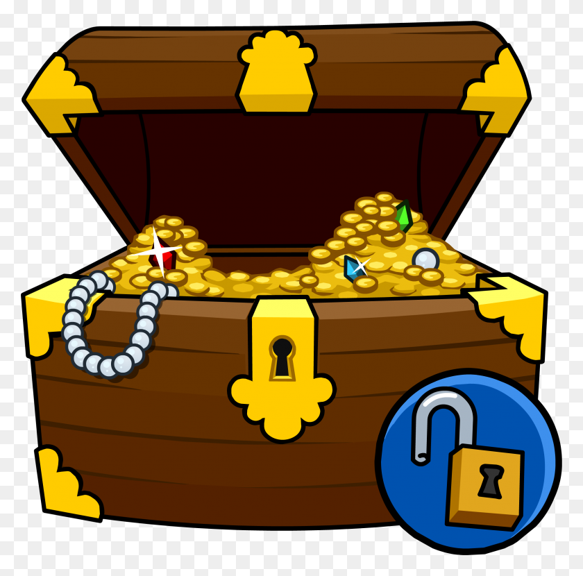 2316x2289 Gem Clipart Treasure - Treasure Chest Clipart