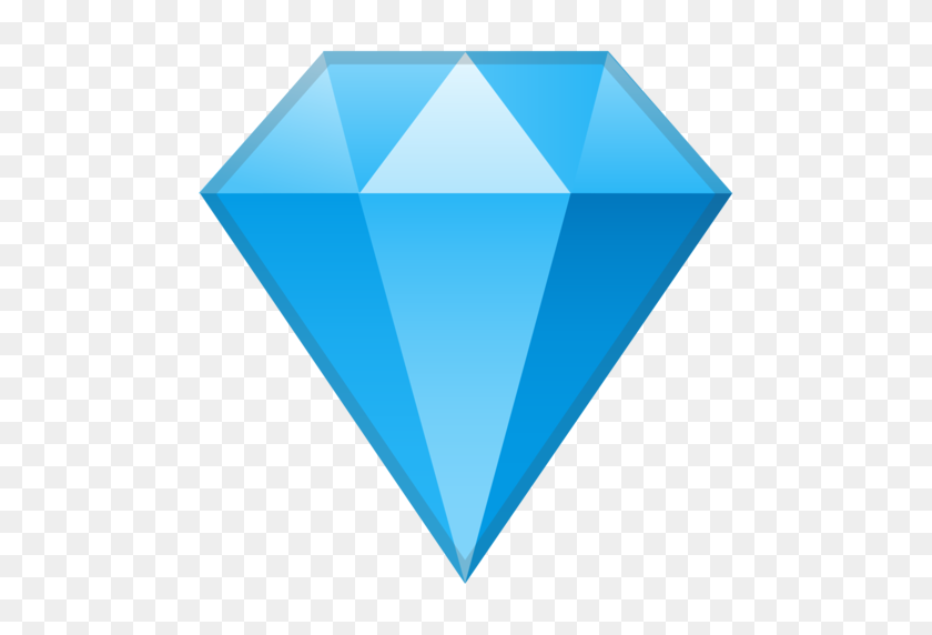 512x512 Piedra Preciosa Emoji - Diamante Png